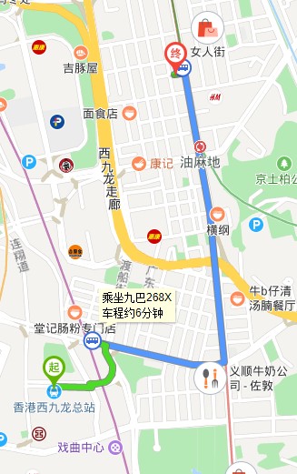 香港西九龙广场附近的地铁站是哪个站（香港西九龙地铁线）