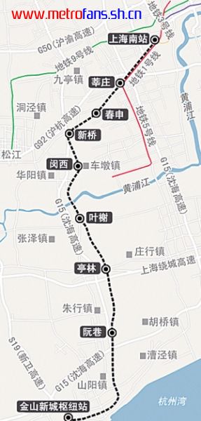 上海松江区新桥镇通地铁吗几号线异常感谢！！（上海新桥地铁站规划）