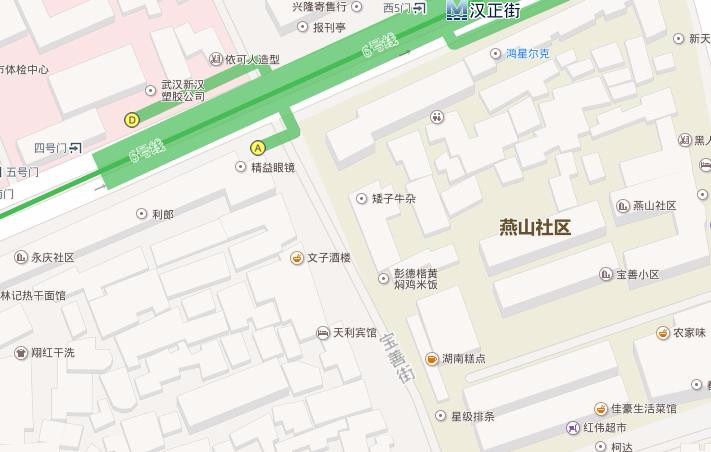 地铁6号线到汉正街哪个出口比较近（武汉地铁6号线汉正街图）