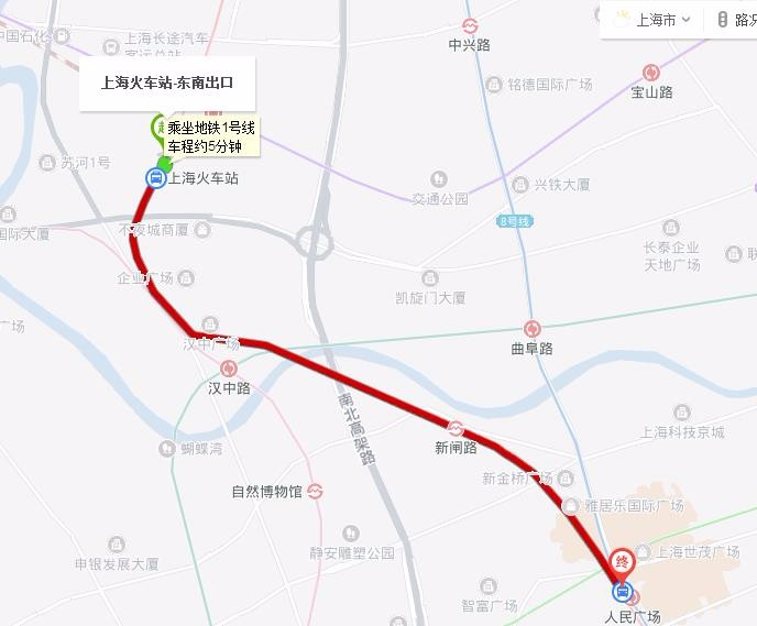 上海火车站坐地铁如何到虹桥火车站（人民广场到火车东站怎么坐地铁）