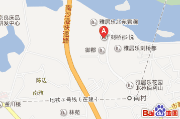 广州地铁7号线线路图（广州地铁7号线南村设在哪里）