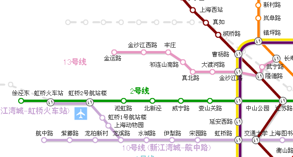 上海虹桥站是几号线（上海虹桥乘13号线地铁线）