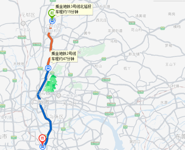 广州白云机场到广州南站有没有直达地铁站怎么走需要多长时间（广州南站坐地铁到白云机场）