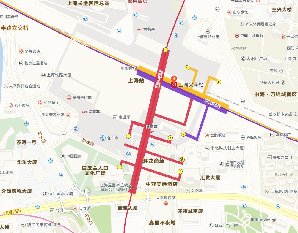上海火车站坐地铁如何到虹桥火车站（人民广场到火车东站怎么坐地铁）