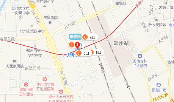 郑州火车站地铁口在哪（郑州火车站里有地铁）