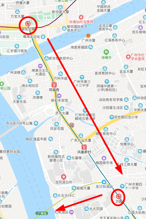 从广州地铁6号线怎么转广佛线（广州六号地铁站）