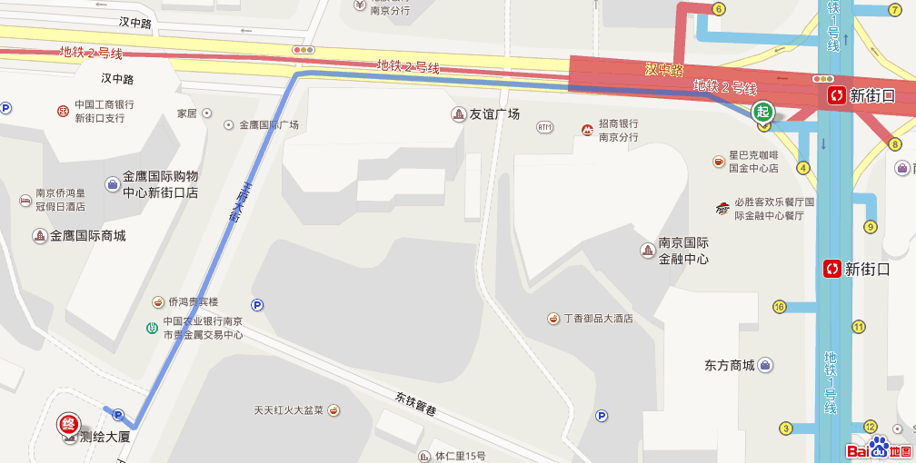 南京江苏大厦公交地铁线（南京地铁大厦怎么走）