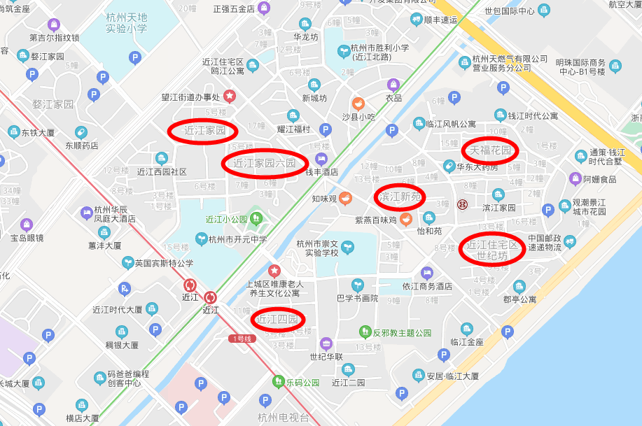 近江地铁站,这是杭州近江地铁站附近的哪个小区