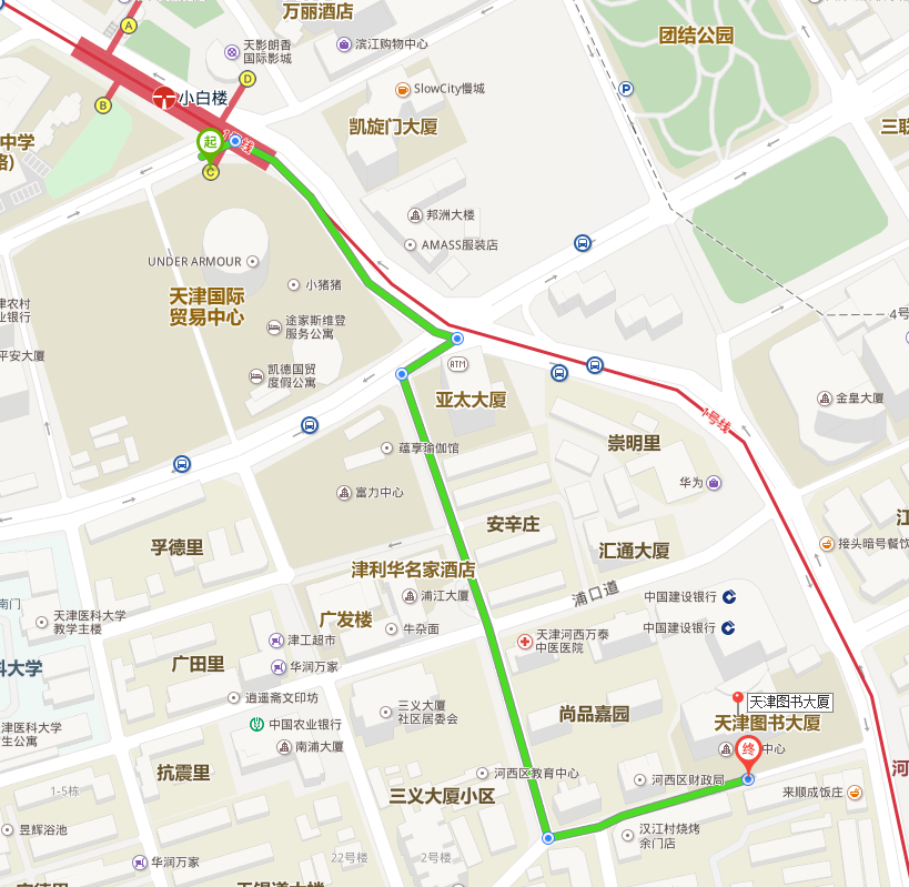 我想去天津市图书大厦请问坐地铁应该在哪站下（天津图书大厦地铁站）